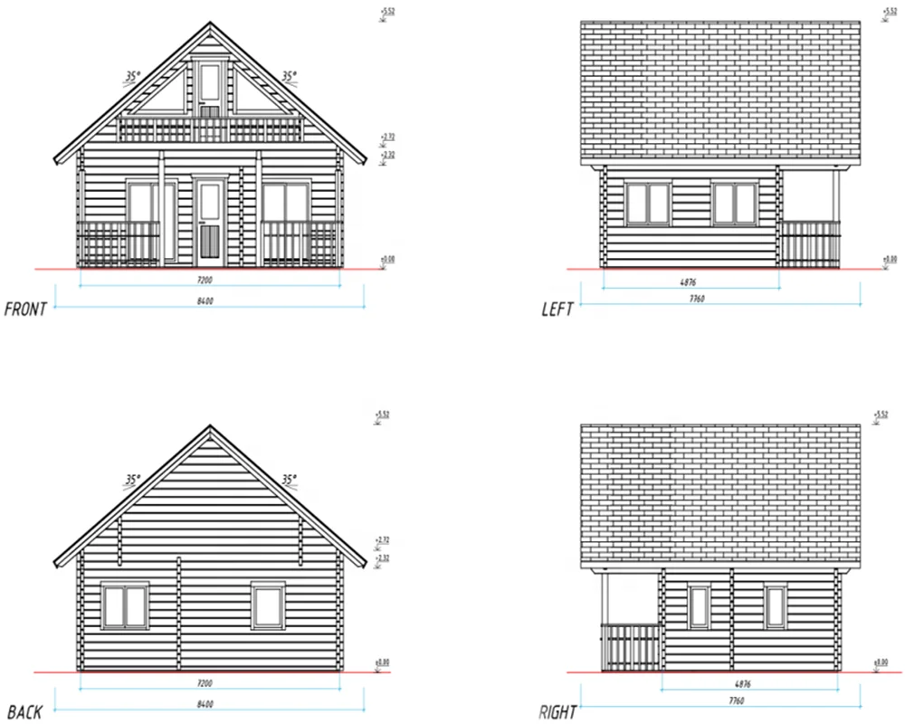 Hot sale with beautiful appearance with low price double storey prefab container house from China
