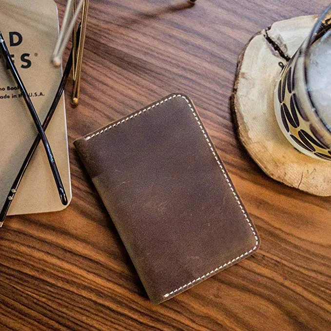 RFID Blocking Genuine leather mens wallet Best quality  Bifold Leather Wallet Premium Slim Great Front Pocket