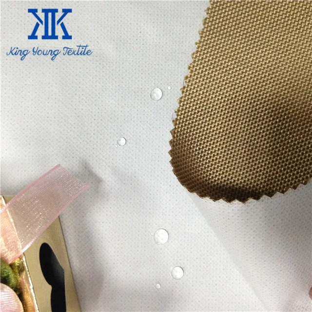 oxford tpu fabric / milky tpu lamination 600d polyester waterproof fabric / waterproof laminated oxford fabric