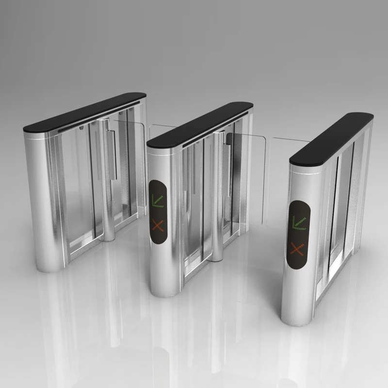 Пешеходный турникет для инвалидной коляски с картой, билетом, идентификацией по отпечатку пальца, доступ к монетам с SDK