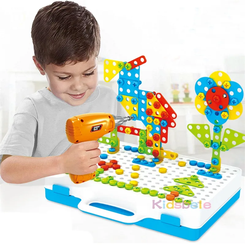 
New Arrival DIY Plastic Pretend Play Toys Intelligence Games For Kids 