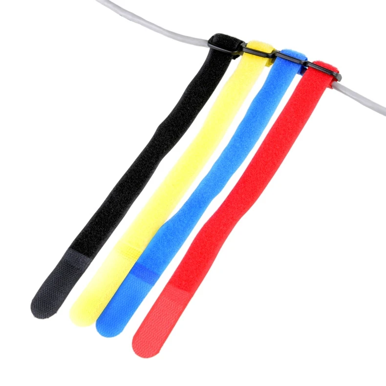 Быстрая производства различных тип цвет P крючок и петлю группы кабеля с пользовательские печатные loog