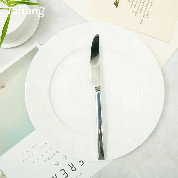 Wedding ECO Friendly Cutlery Stainless Steel Tableware Knife Dinner Fork Set