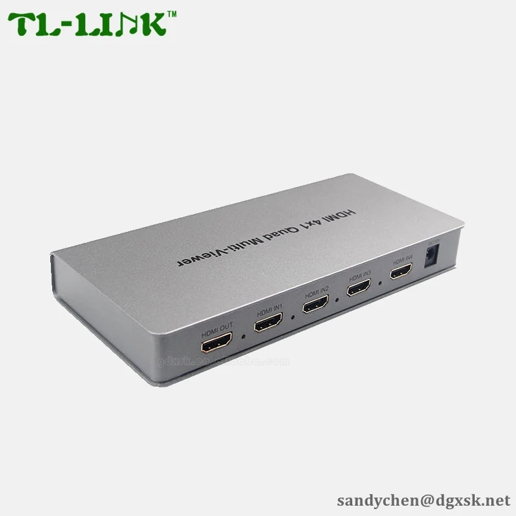 1080 P 4 in1HDMI коммутатор 4 вход 1 HDMI 4x1 hdmi quad multiviewer