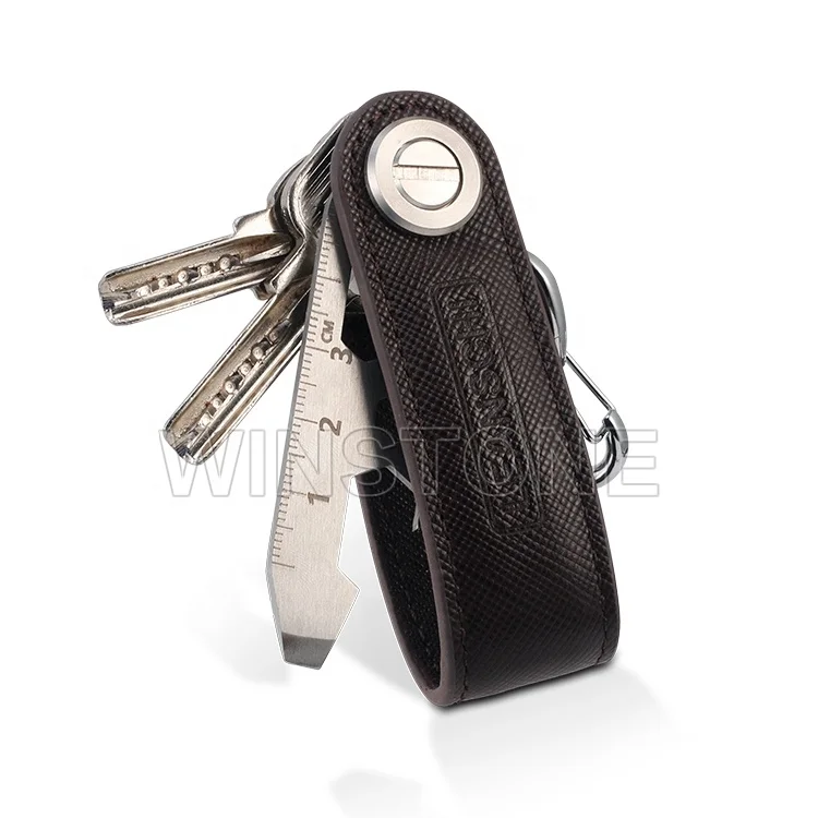 Индивидуальный умный органайзер для ключей из натуральной кожи для повседневного использования, органайзер для ключей, кошелек, держатель для ключей (62072025702)
