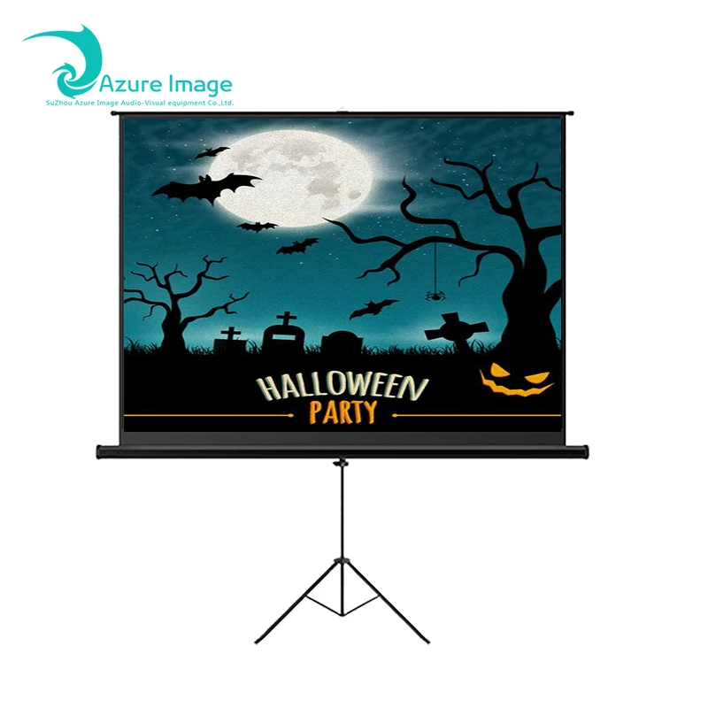 Складной проектор Screen100 дюймов 4:3 штатив стоя проекционный экран матовый белый открытый/закрытый