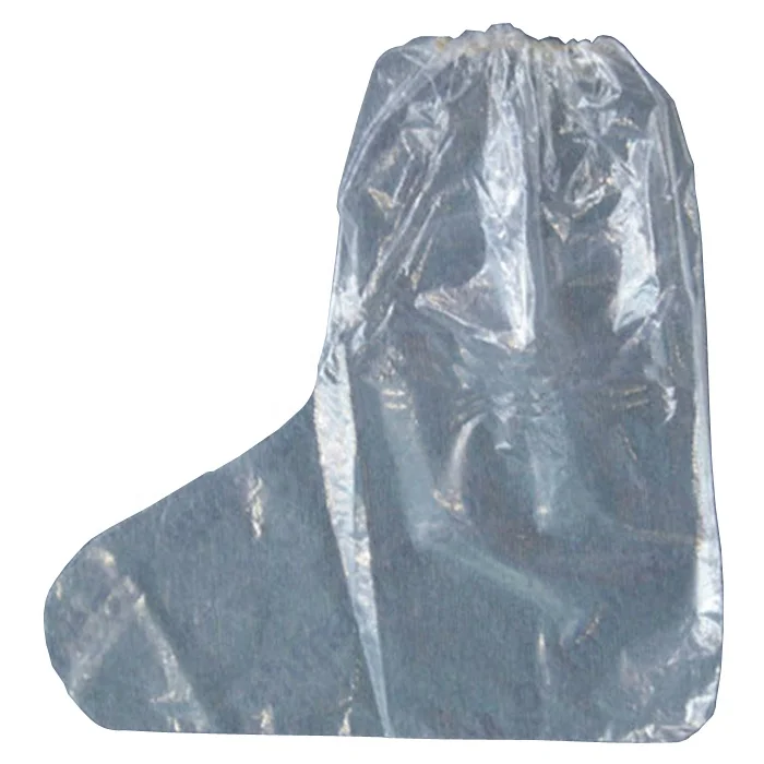 
Machine Made Plastic PE Waterproof Anti Slip Rain Boot Cover 