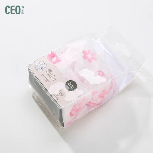 Two-piece waterproof eco friendly bath hair cap
