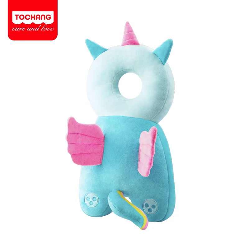 Newborn Toddler Baby Head Protection Pad Cushion Headrest Cartoon Soft Security Pillows Angel Butterfly Backpack