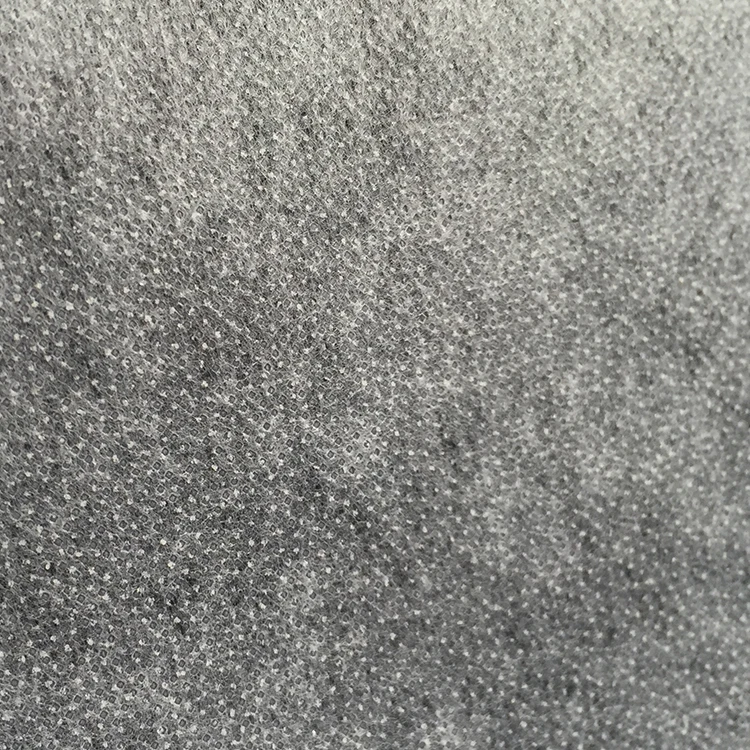 Wholesale High Quality Stretch Polyester Necktie Shirt Collar Fusible Interlining Fabric