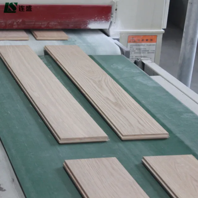 
U-Groove or V-Groove bevel edge parquet engineered wood flooring 