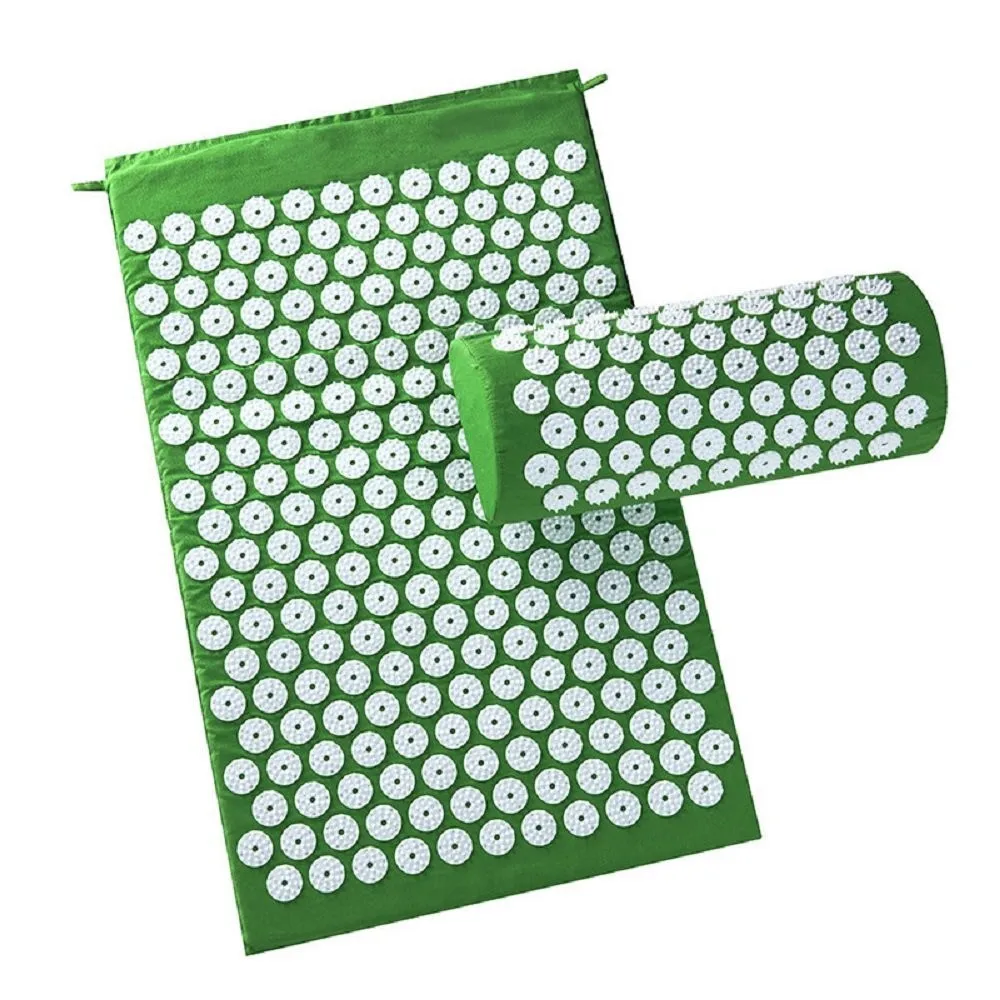Acupressure Mat - Bed of Massage Pillow Pad - Body Massager Cushion for Back, Legs, Neck, Sciatica, Stress & Pain Relieve