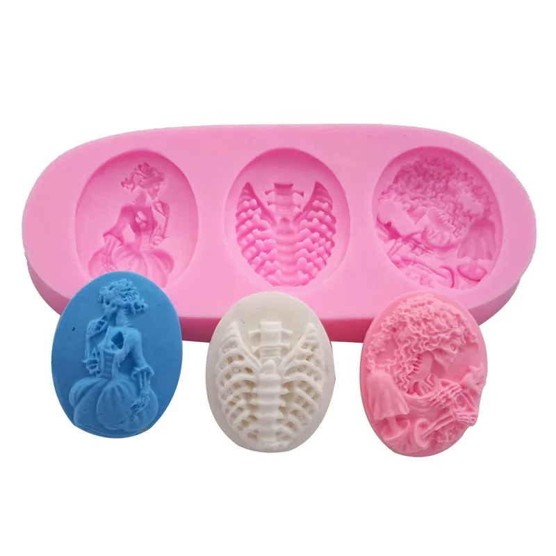 Halloween Series Fondant Cake Decoration Silicone Mold DIY Cupcake Silicone Tools