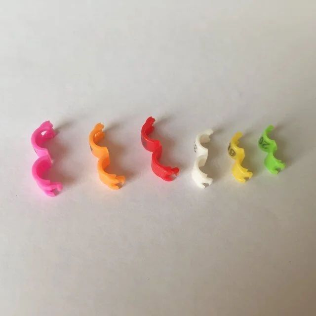 
2019 hot hot sale 3mm/3.5mm/4mm/5mm clip open Plastic band,open and closed pigeon ring/pigeon tag 