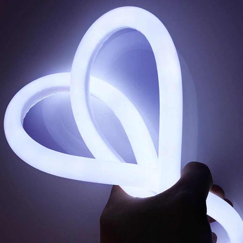 LED Strip light 360 Round AC 220V  SMD2835 Flexible light Decorative Neon Light