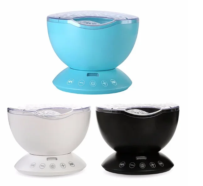 
Ocean wave night light projector remote control LED night light lighting 