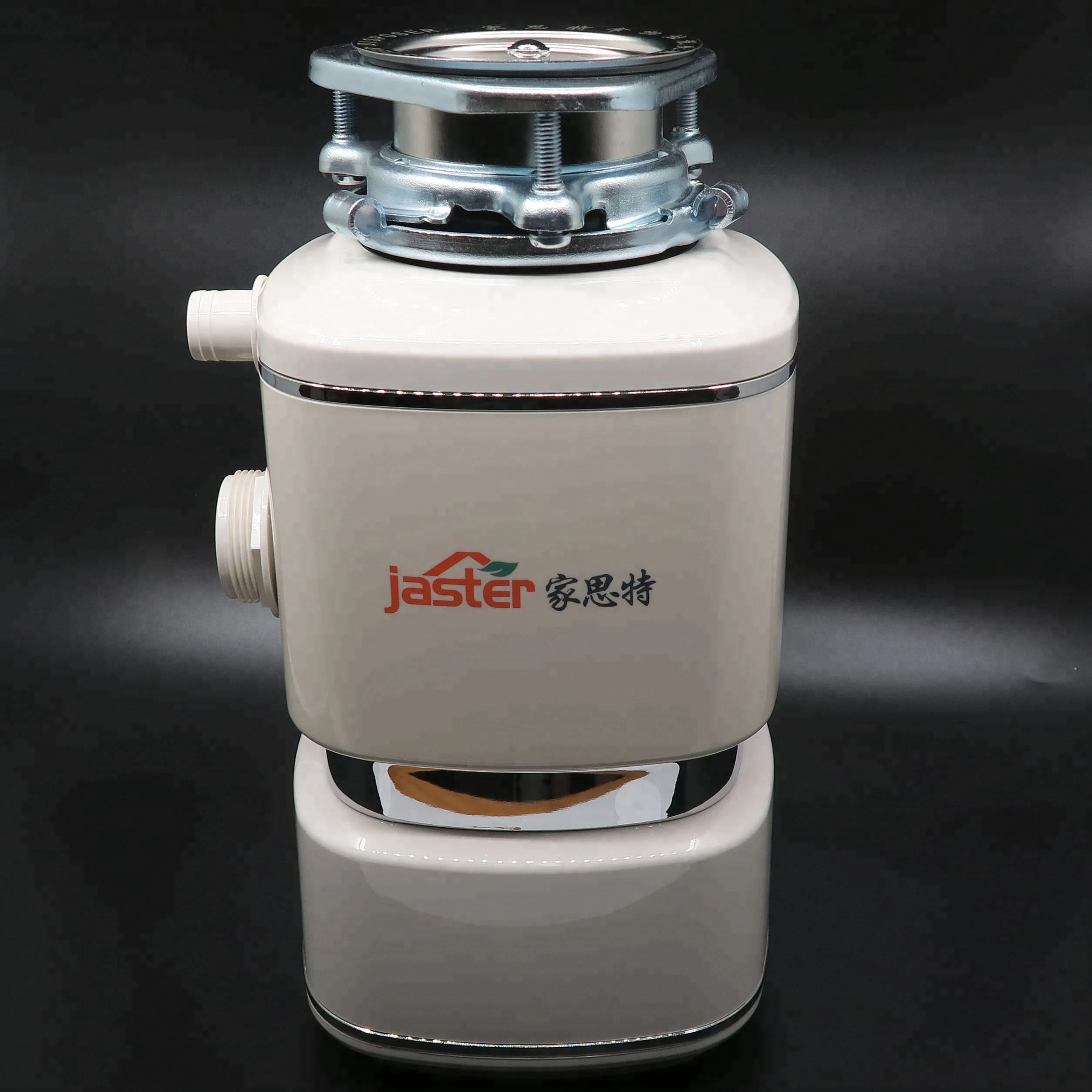Stainless steel grinding chamber and continuous feeding type food waste recycling