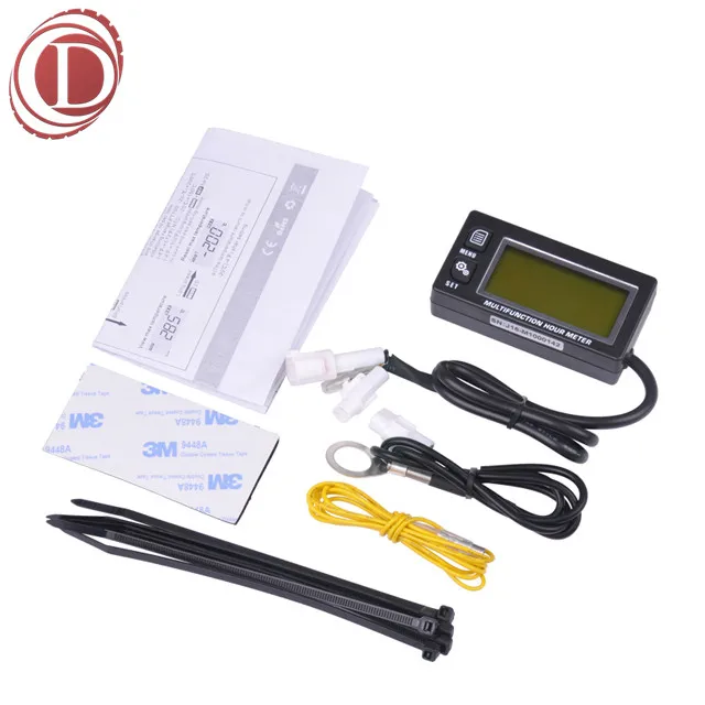 Engine RPM Meter Tach Meter for motorcycles scooters Snowmobile Marine ATV