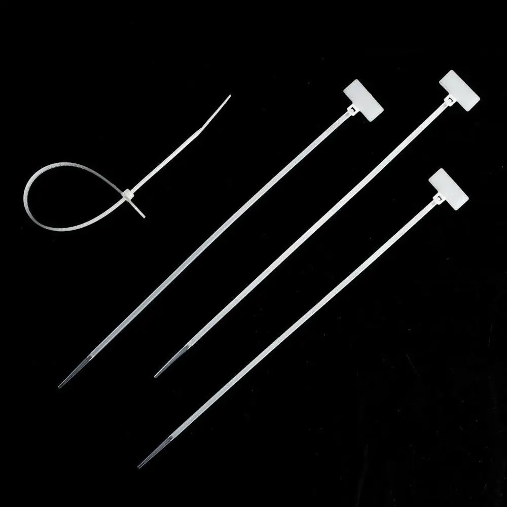 2.5mmx70mm Self-locking Marker Nylon Cable Ties Zip Tie cable tie sticker Black Wire