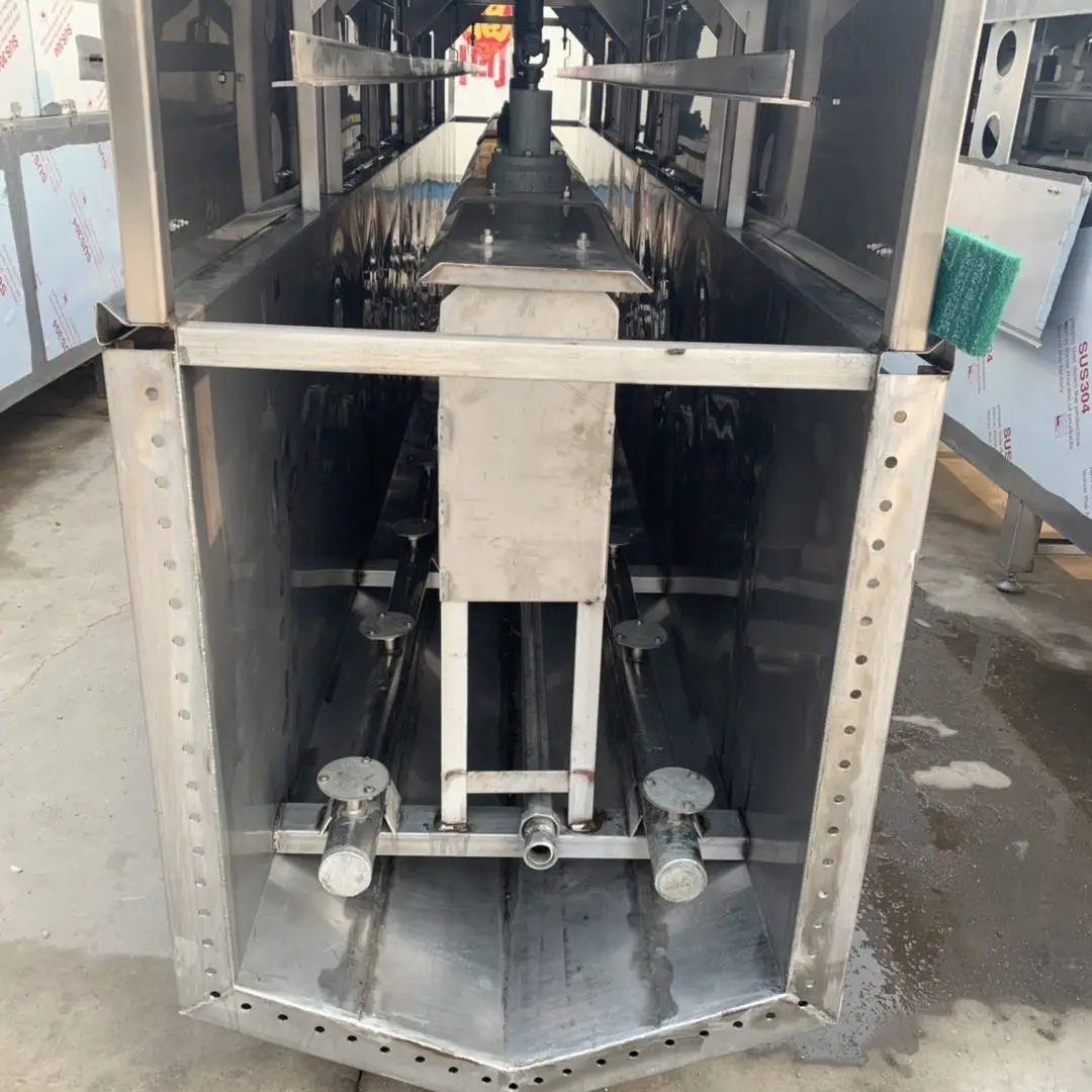 
poultry chicken duck slaughterhouse processing scalder machine 