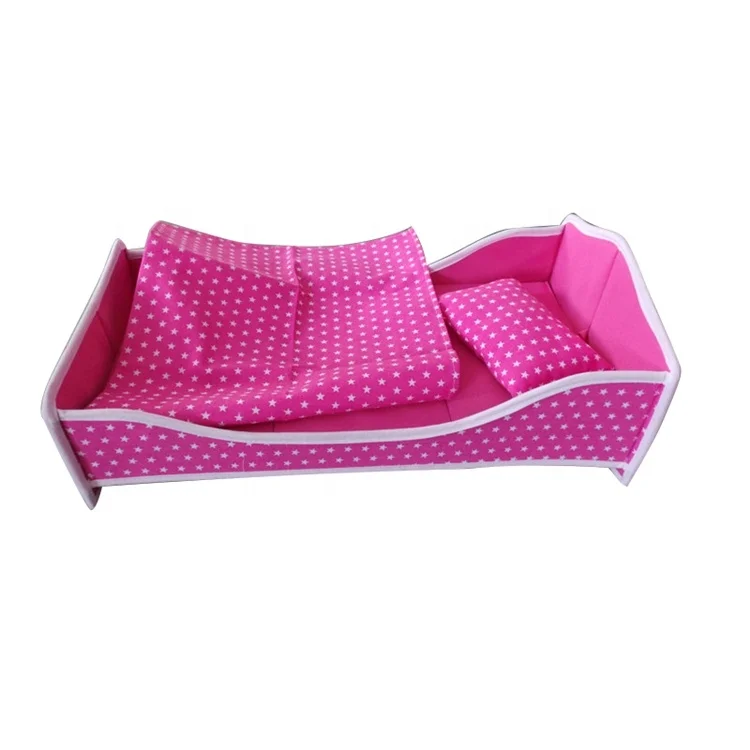 Doll Furniture 18-Inch Doll Rocking Cradle Crib