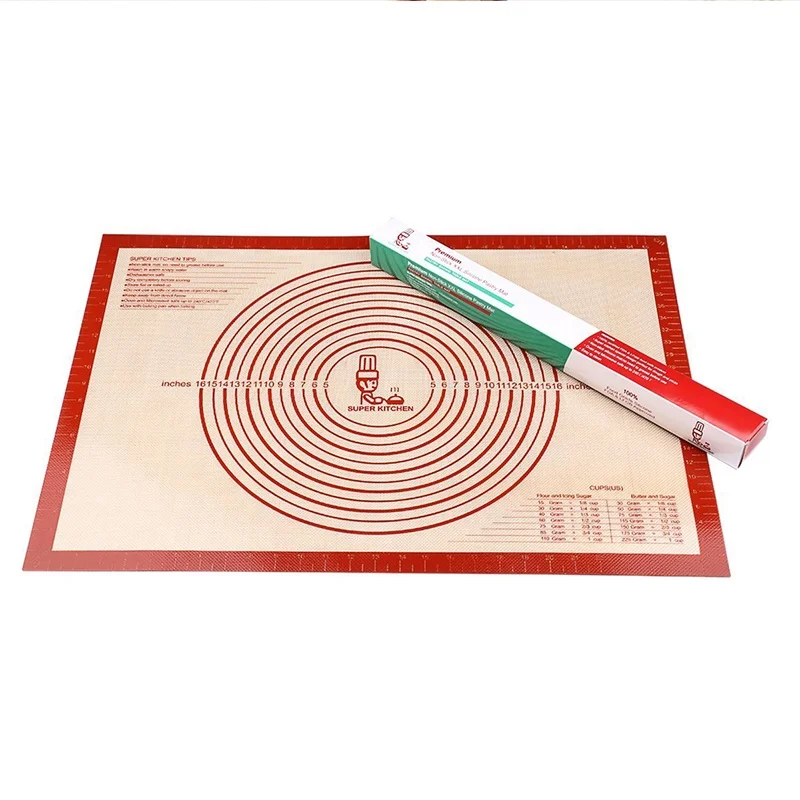 BSCI Audited factory New products 2019 non-stick Anti-slip silicone pastry mat set