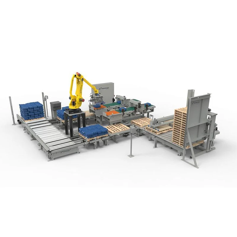 Automatic robot palletizer for water bottle