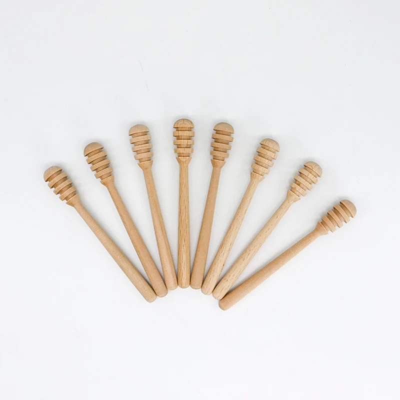 wooden honey muddler stirrer