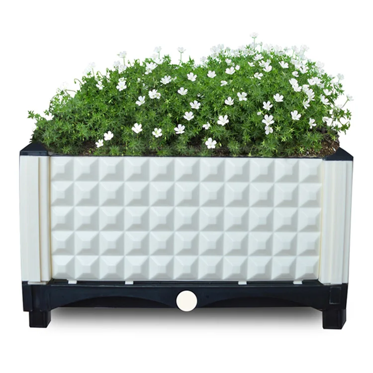 Suntour Outdoor Large Garden Planter Bed Collapsible Planting Boxs