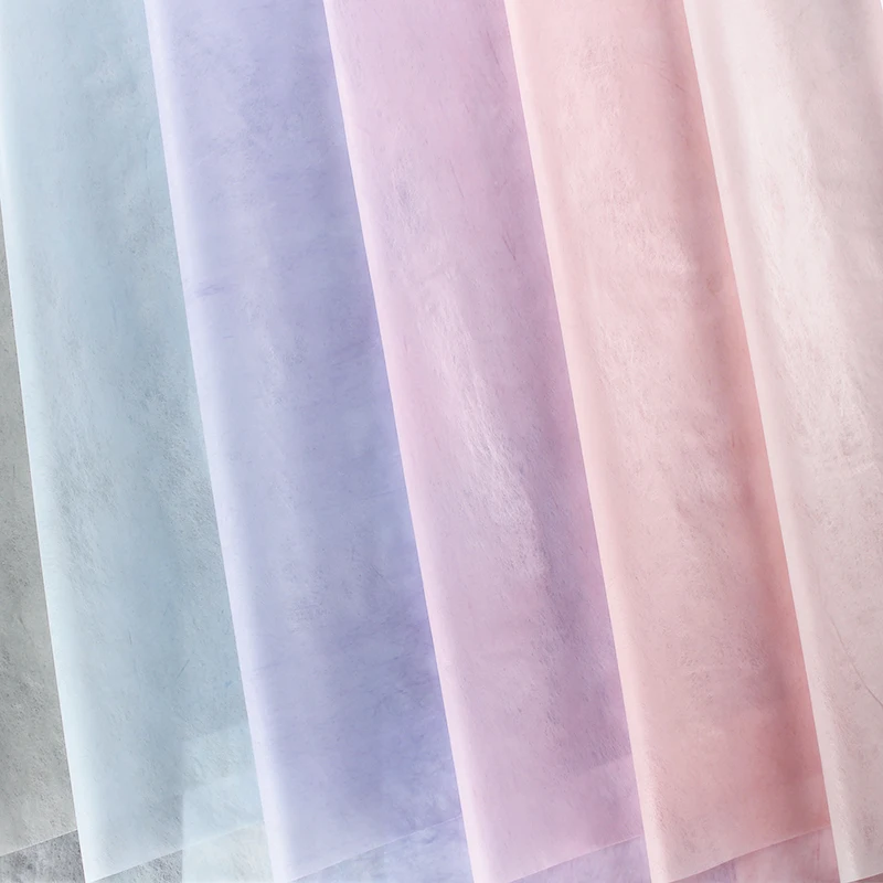 
Solid Florist Accessories Wholesale Waterproof Wrapping Paper For Flower 