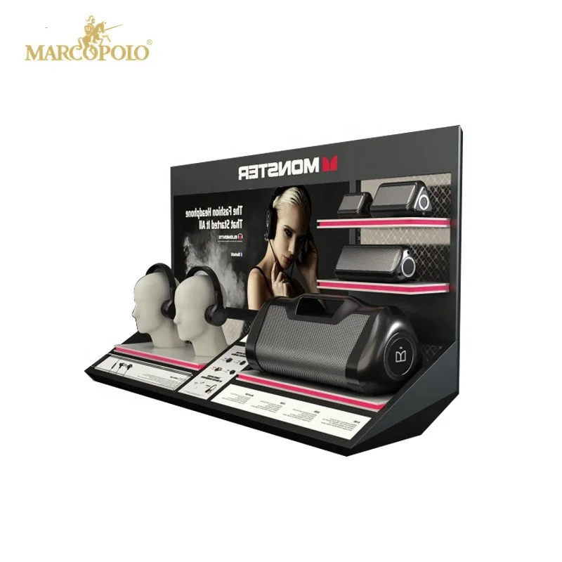 Online Shopping Multi Function  Retail Display Rack For Earphone Headphone Speaker Wireless