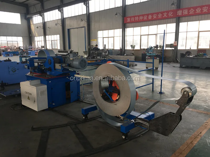 High Performance Round Spiral roll forming machine, duct spiral tube former