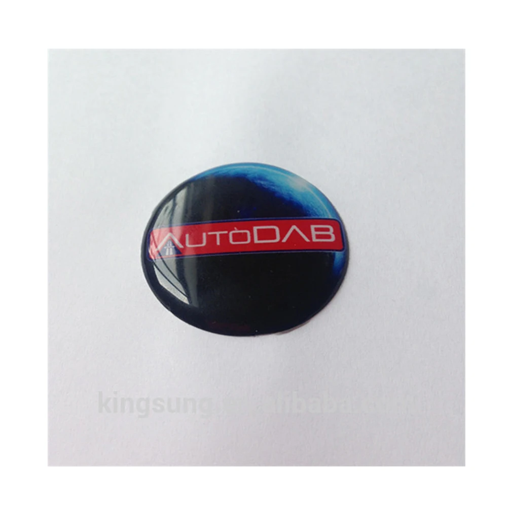 Custom design High quality Fashion 3d logo sticker made stickers logo for packing box