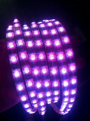 CE ROHS 16.4ft 5M ws2814 Silicon rubber cover 5050 smd 300LEDs/roll RGBW sk6812 strip led light
