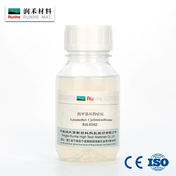 Бесцветная прозрачная жидкость D4H 2,4, 6,8-Tetramethylcyclotetrasiloxane