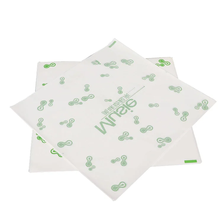 
Biodegradable sandwich wax wrapping paper greaseproof burger food grade packaging paper 