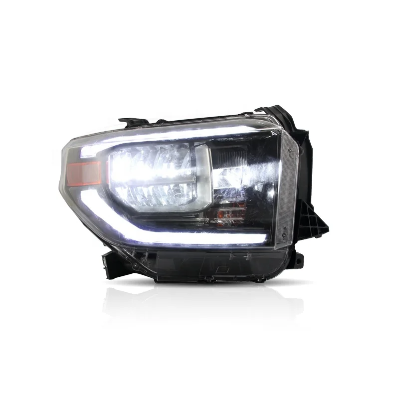 VLAND Manufacturing Wholesale Headlight 2014-2021 For Toyota Tundra Sequential LED Head Lamp Car Light Parts Accessories Auto