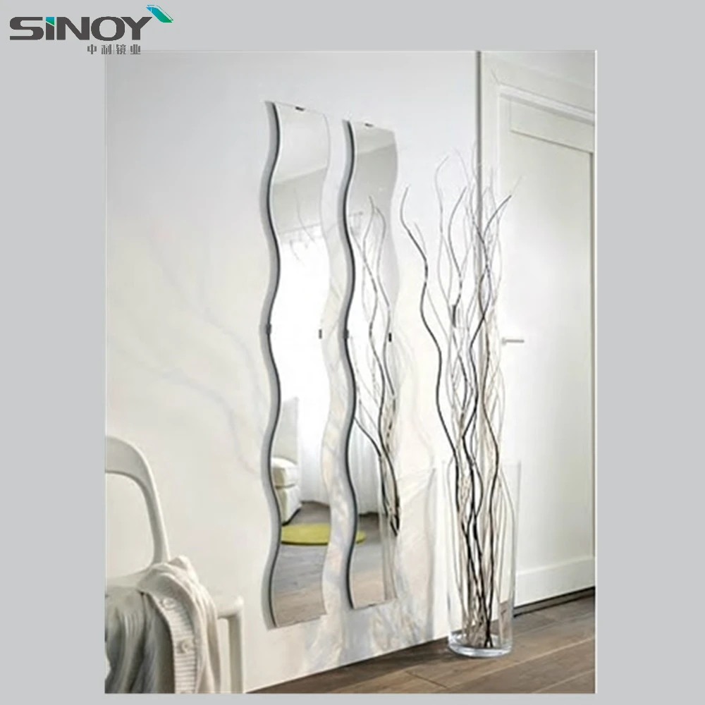 S Shaped Mirror / Wavy Shape Wall Decorative Mirrors