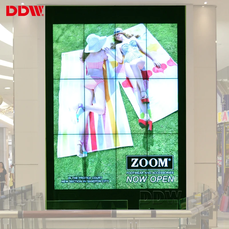 Китайская горячая 3,5 мм ультра узкая рамка ЖК-видео стена для торгового центра