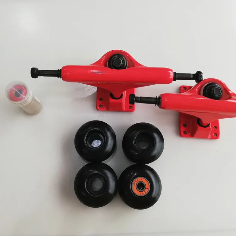 Assembled Skateboard Skate Truck Wheel Bearing Kit Set with Custom color and size