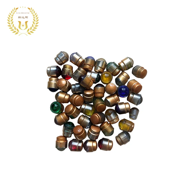 Brightness Reflective Cat Eye Glass Beads Reflector For Road Stud