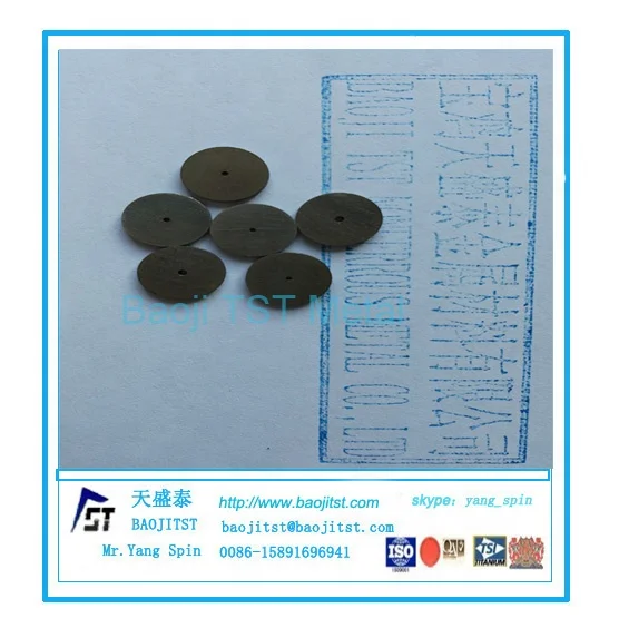 tungsten disc ready for delivery