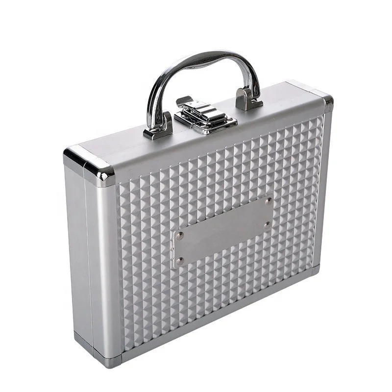 Cheap aluminum small documents makeup jewelry briefcase