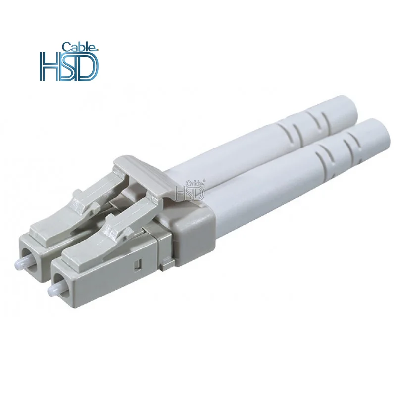 2.0mm 3.0mm LC UPC Duplex Singlemode Optical Fiber Connector FTTH Field Assembly