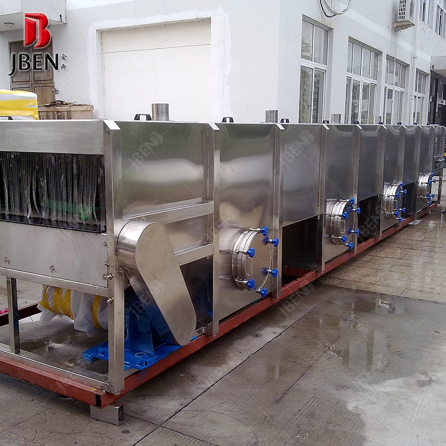 Непрерывный пастеризатор для бутылок с молоком и соком