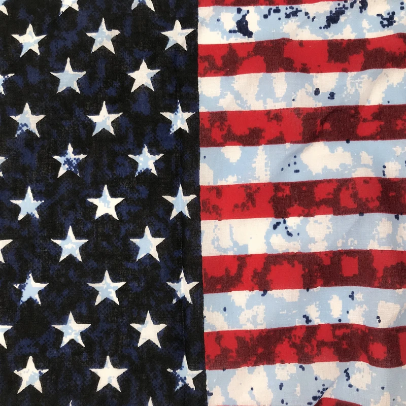 Multifunctional  cotton sport headwraps scarf american flag bandanas