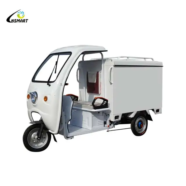 
Hot sale China electric motorcycle in China, refrigerated freight tricycle/frozen ice cream truck 