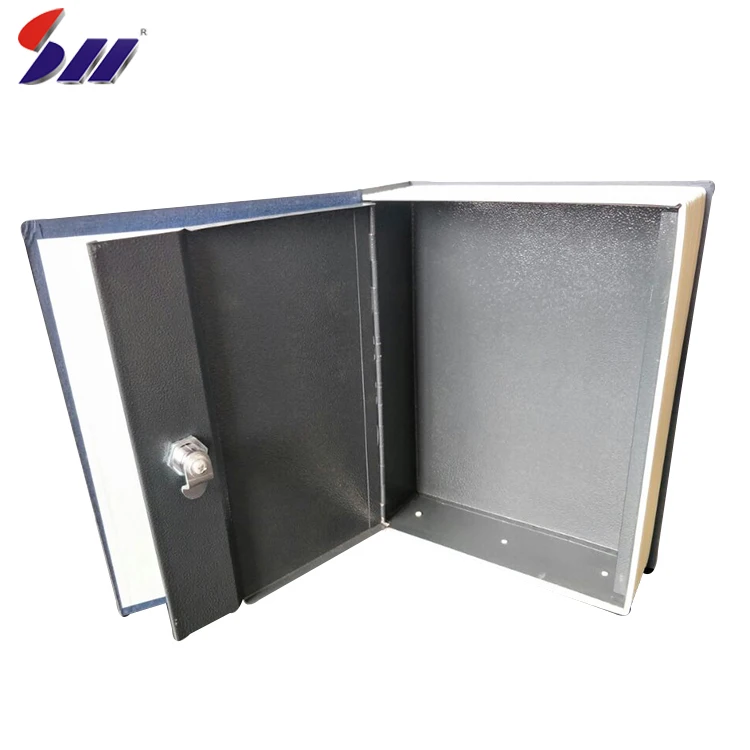 Дополнительные размеры heavy duty стали пользовательские украшения словарь Книга Сейф Коробка с ключом замок