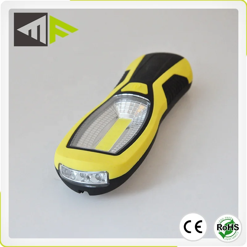 5W COB Portable LED Work Light Dry Battery Magnet Inspection Work Lamp with Hanger