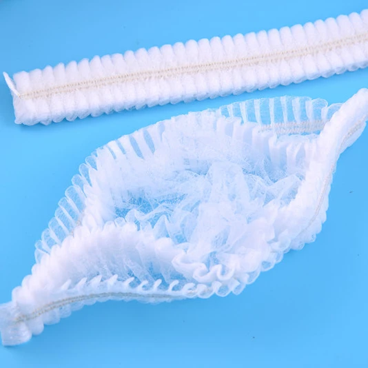 Factory Direct Antistatic Esd Non Woven Blue Elastic Esd Working Cap